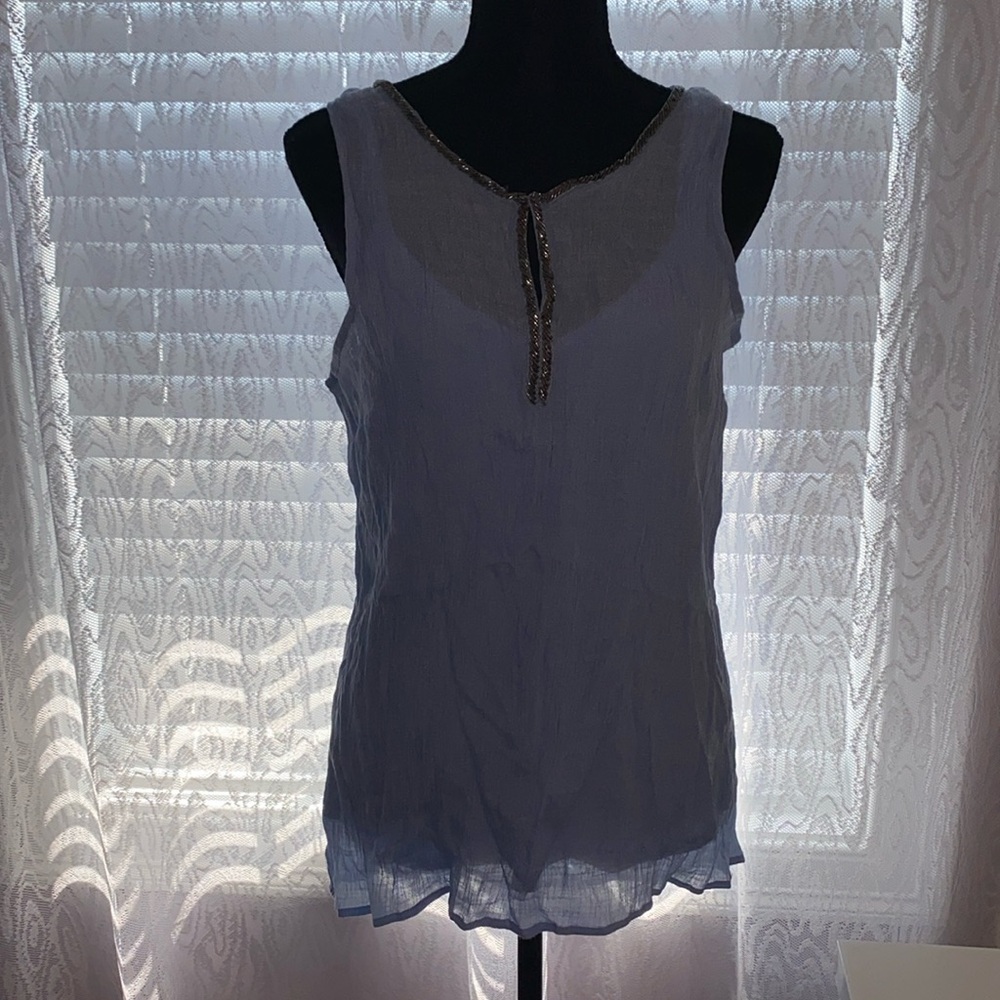 2 in 1 cami set with metal jewel